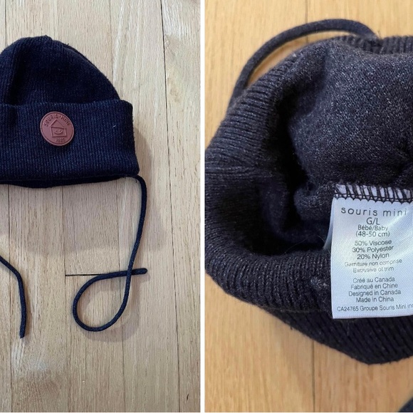 Navy Souris Mini Winter Hat - Picture 1 of 1